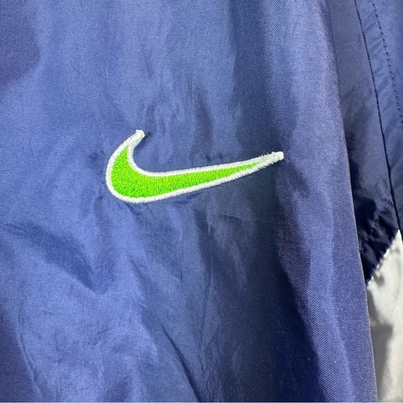 Vintage Nike Windbreaker Jacket Shirt Seahawk Colors Pullover Mens Size XL 90’s - Picture 3 of 16